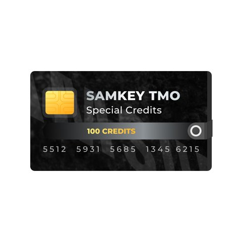Специальные кредиты Samkey TMO 100 кредитов 