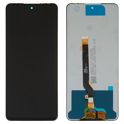 LCD compatible with Infinix Note 10 Pro, Note 10 Pro NFC, black, without frame, High Copy, TXDI695EBQPX 2V2 X695C, X695 