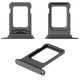 SIM Card Holder compatible with iPhone 11, (black, double SIM)