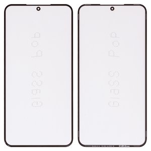 Housing Glass G+OCA PRO compatible with Samsung S901B Galaxy S22 5G, with OCA film, black 