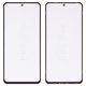 Housing Glass G+OCA PRO compatible with Xiaomi Poco X3 NFC, Poco X3 Pro, (with OCA film, black)