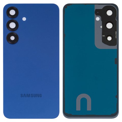 Housing Back Cover compatible with Samsung S931 Galaxy S25, dark blue, with component, with camera lens, Original PRC , navy 