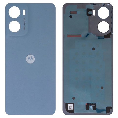 Housing Back Cover compatible with Motorola Moto G05, blue, misty blue 