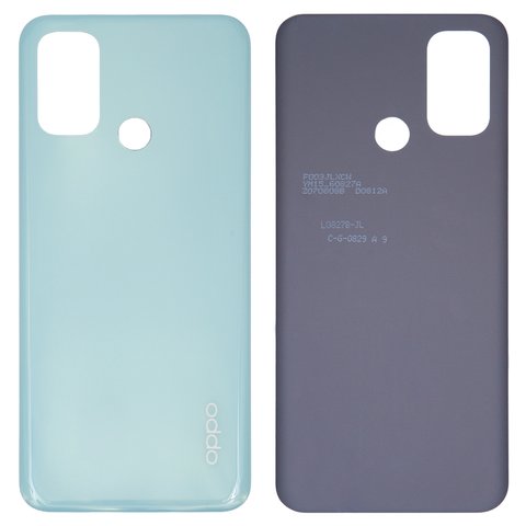 Задняя панель корпуса для Oppo A53 4G, A53s 4G, зеленая, mint cream