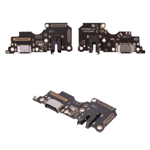 Flat Cable compatible with Realme GT 5G, headphone connector, charge connector, with microphone, with components, Copy, charging board 