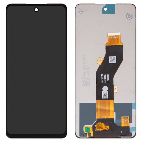LCD compatible with Tecno Pop 8, Spark 20 KJ5 , Spark 20C BG7 , Spark Go 2024  BG6 ; Infinix Hot 40i X6528B , Smart 8 X6525 , black, without frame, original change glass  , FPC6615 