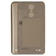Tapa trasera para batería puede usarse con LG K10 (2017) M250, K10 (2017) X400, dorada