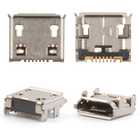 Conector de carga puede usarse con Samsung C3322, 7 pin, micro USB tipo B