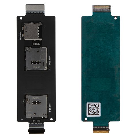 Conector de tarjeta SIM puede usarse con Asus ZenFone 2 ZE550CL , dos tarjetas SIM, con el conector de tarjeta de memoria, con cable flex
