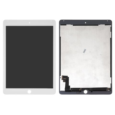 Pantalla LCD puede usarse con Apple iPad Air 2, blanco, sin marco, HC