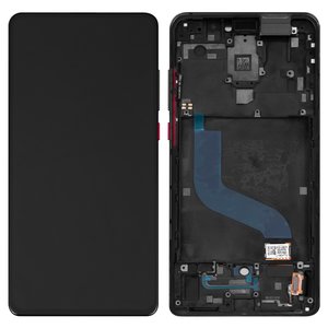 Pantalla LCD puede usarse con Xiaomi Mi 9T, Mi 9T Pro, Redmi K20, Redmi K20 Pro, negro, con marco, Original PRC , M1903F10G, M1903F11G, M1903F10I, M1903F11I