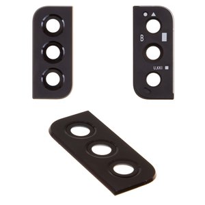 Vidrio de cámara puede usarse con Samsung S906B Galaxy S22 Plus 5G, negro, con marcos