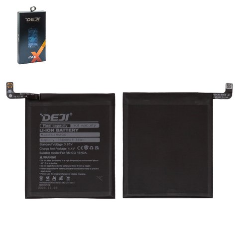 Batería Deji BN3A puede usarse con Xiaomi Redmi Go, Li ion, 3.85 V, 3000 mAh