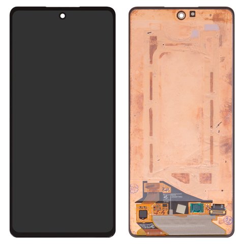 Pantalla LCD puede usarse con Samsung A725 Galaxy A72, A726 Galaxy A72 5G, negro, sin marco, original vidrio reemplazado
