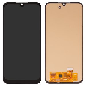 Pantalla LCD puede usarse con Samsung A245 Galaxy A24, M346 Galaxy M34, negro, sin marco, High Copy, con borde ancho, OLED 