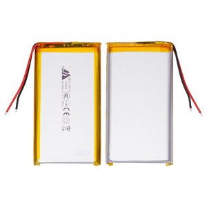 Batería 1260110, 110 mm, 60 mm, 12 mm, Li ion, 3.7 V, 10000 mAh, con controlador