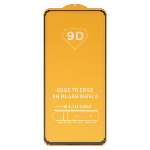 Vidrio de protección templado puede usarse con Infinix Hot 50i X6531 , Smart 9 X6532 , Full Glue, compatible con estuche, sin embalaje, sin pañuelos , negro