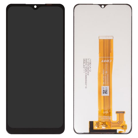 Pantalla LCD puede usarse con Samsung A125F Galaxy A12, A127 Galaxy A12 Nacho, A326 Galaxy A32 5G, M127 Galaxy M12, M326 Galaxy M32 5G, negro, sin marco, High Copy