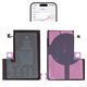 Batería puede usarse con iPhone 12 Pro Max, Li-ion, 3.83 V , 4187 mAh, mayor capacidad, sin mensaje de error, (A2466), genuine IC