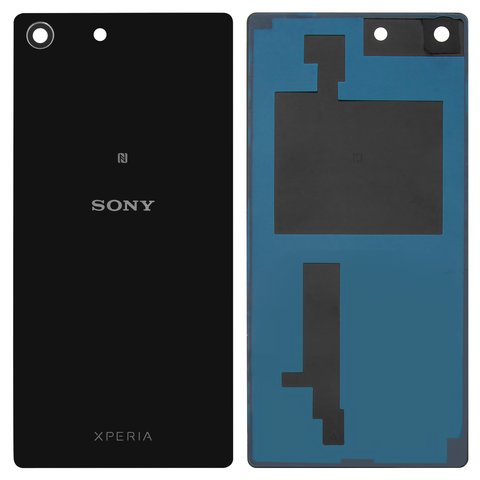 Задня панель корпуса для Sony E5603 Xperia M5, E5606 Xperia M5, E5633 Xperia M5, E5653 Xperia M5, E5663 Xperia M5 Dual, чорна