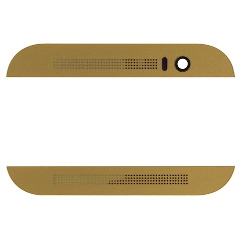 Верхняя + нижняя панель корпуса для HTC One M8, золотистая
