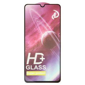 Защитное стекло All Spares для Samsung A136 Galaxy A13 5G, совместимо с чехлом, Full Glue, черный, cлой клея нанесен по всей поверхности