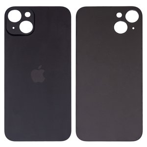 Задня панель корпуса для iPhone 15 Plus, чорна, не потрібно знімати скло камери, High Copy, big hole