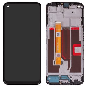 Дисплей для Oppo A54 5G, A74 5G, A93 5G, черный, с рамкой, Original PRC , CPH2195, OPG02, CPH2197, CPH2263, PCGM00, PEHM00, PEHT00