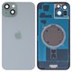 Задняя панель корпуса для iPhone 15 Plus, зеленая, со стеклом камеры, HC