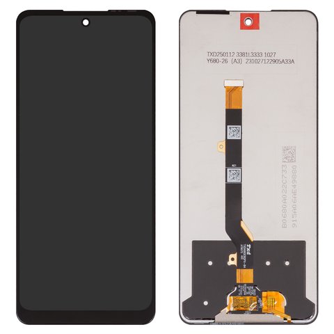 Дисплей для Infinix Zero 5G X6815 , чорний, без рамки, High Copy, 1540415310