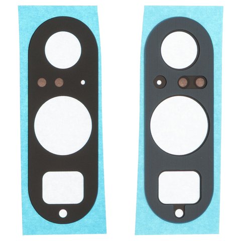 Скло камери для Google Pixel 8 Pro, чорне, без рамки