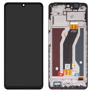 Дисплей для ZTE Blade V70 Max, черный, с рамкой, High Copy, FPC Y92212V02