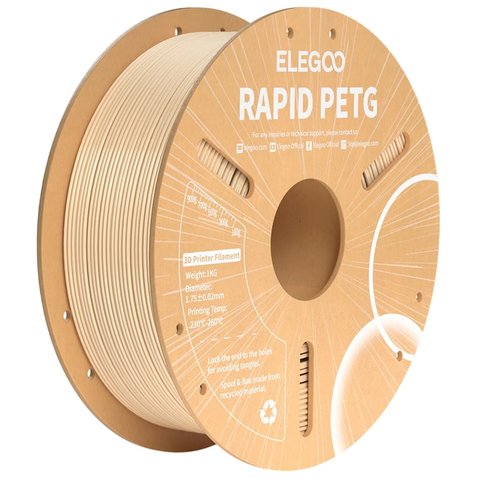 Филамент для 3D принтера ELEGOO Rapid PETG Beige, 1 кг