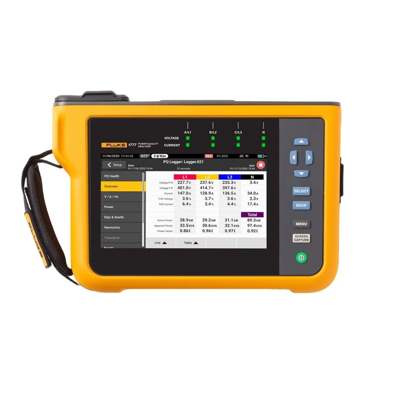 Аналізатор якості електроенергії Fluke 1777/BASIC (5272819) Зображення 1