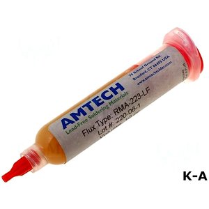 Флюс-гель AMTECH ARMALF223TF/35 для бессвинцовой пайки, 10 мл Флюс-гель AMTECH ARMALF223TF/35 для бессвинцовой пайки, 10 мл