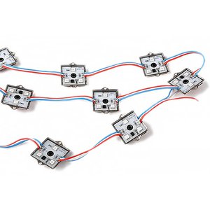 Комплект квадратних LED-модулів (WS2811, повноколірні, 3 світлодіоди SMD5050, IP67, 20 шт.) Комплект квадратних LED-модулів (WS2811, повноколірні, 3 світлодіоди SMD5050, IP67, 20 шт.)