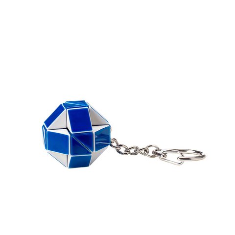 Мини головоломка Кубик Рубика Rubik's Змейка бело голубая 