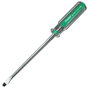 Destornillador plano, de color Pro'sKit 89114A (6x200 mm) Destornillador plano, de color Pro'sKit 89114A (6x200 mm)