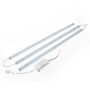 Juego de piezas para armar lámpara LED tipo Armstrong de 48 W (luz blanca natural, redondo, 4000-4500 K) Juego de piezas para armar lámpara LED tipo Armstrong de 48 W (luz blanca natural, redondo, 4000-4500 K)
